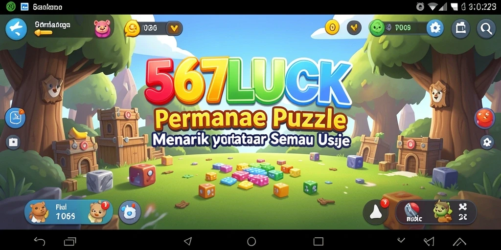Tampilan gameplay 567LUCK yang menantang dan menarik.