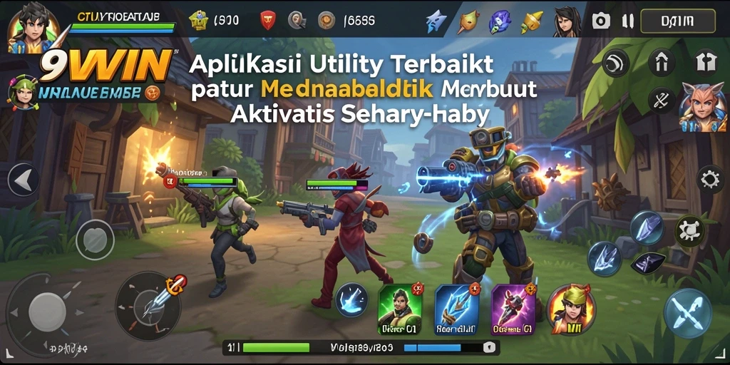 Tampilan antarmuka utama 9WIN yang kaya fitur dan mudah digunakan.