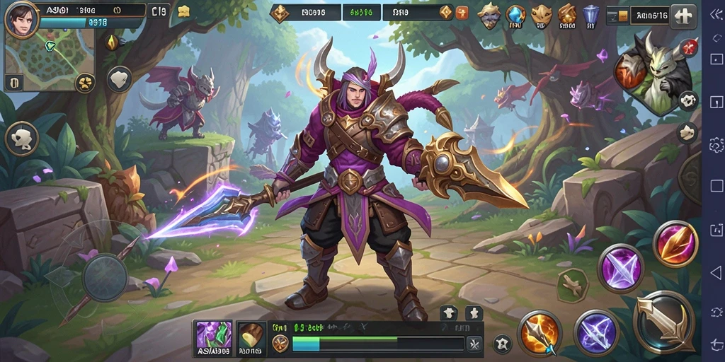 Gambaran gameplay ARPG yang mendebarkan dan menantang.