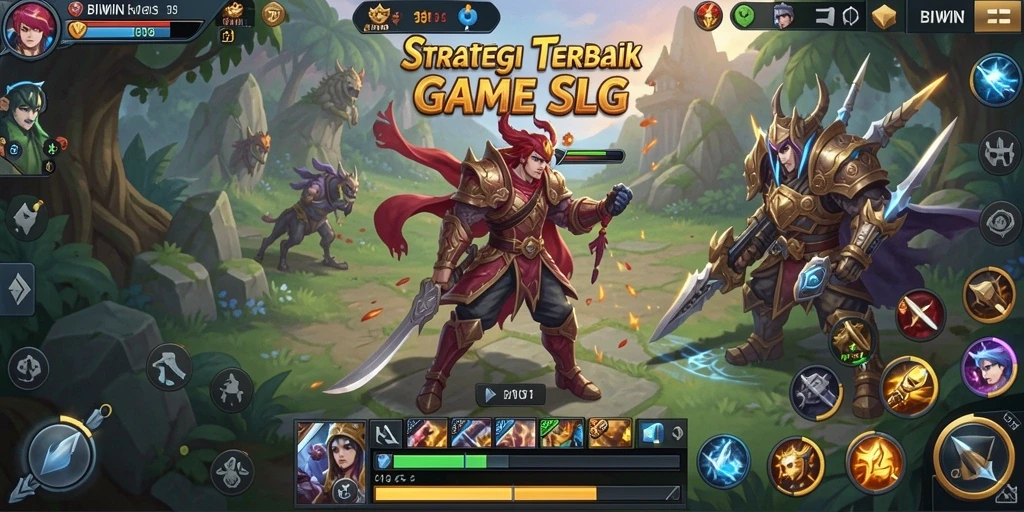 Tampilan gameplay yang menegangkan dan strategi mendalam di BIWIN.