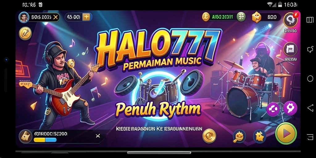 Tampilan menarik dari gameplay HALO777 yang penuh warna.