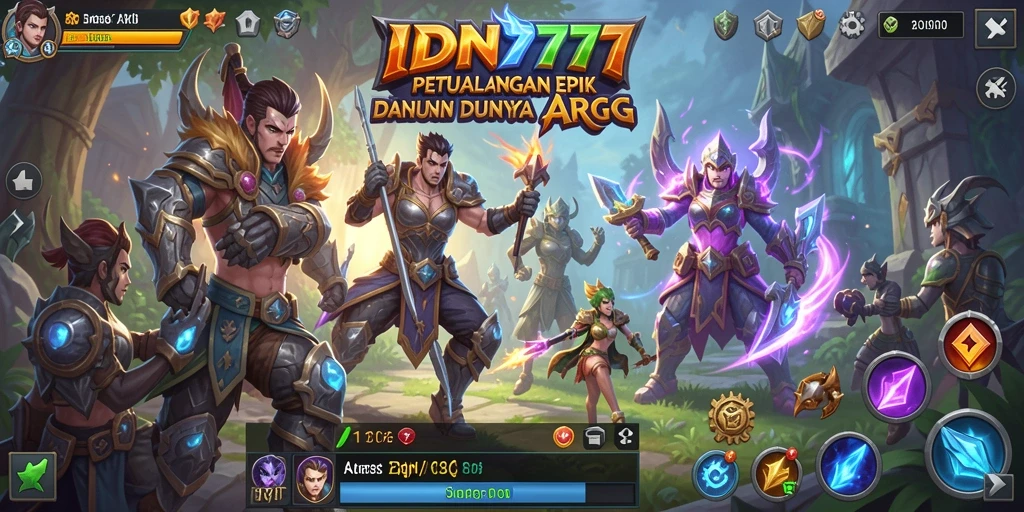 Gameplay mendebarkan dan grafis menakjubkan di IDN777.