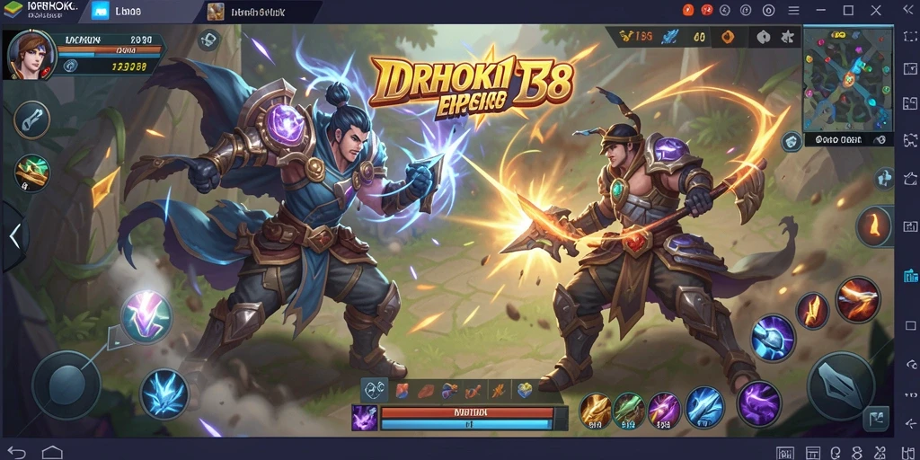 Gameplay seru IDRHOKI138 dengan pertarungan strategi MOBA yang mengesankan.