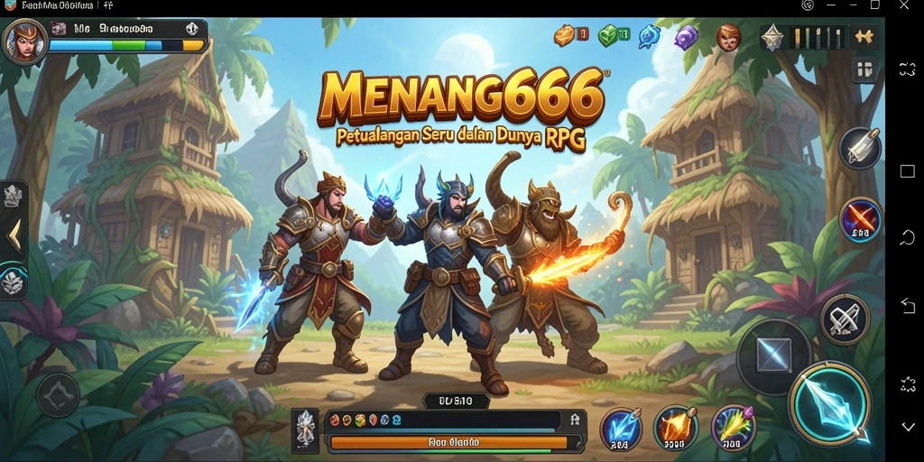 Tangkapan layar MENANG666 menampilkan aksi pertarungan yang seru dan karakter yang menarik.