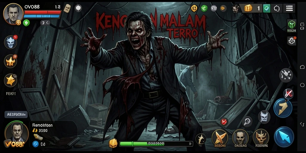 Gameplay menegangkan OVO88 dengan suasana Horror mencekam.