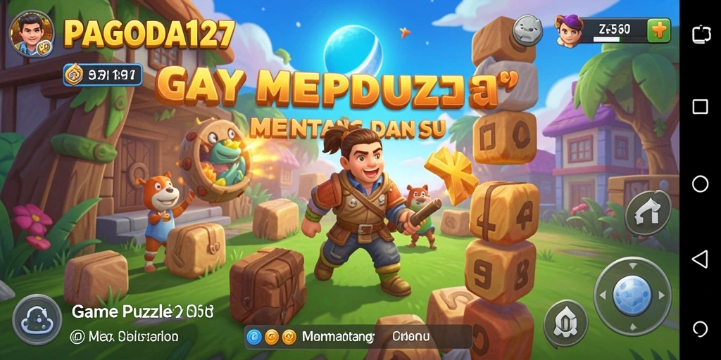 Screenshot dari PAGODA127 menampilkan gameplay yang menantang dan interaktif.