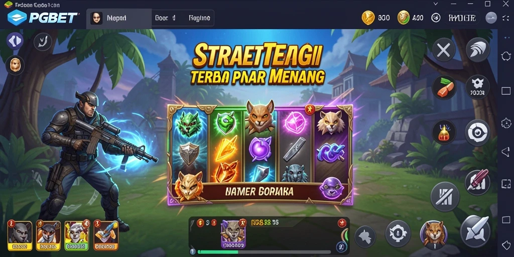 Screenshot utama PGBET menampilkan aksi strategis mendebarkan.