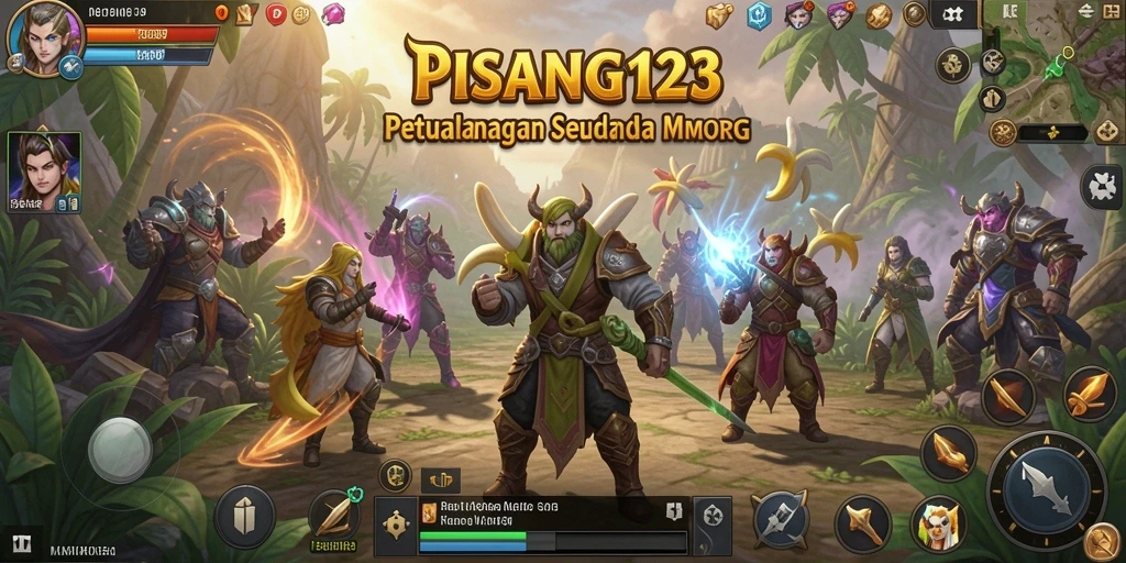 Screenshot gameplay PISANG123 yang menunjukkan aksi dan petualangan seru.