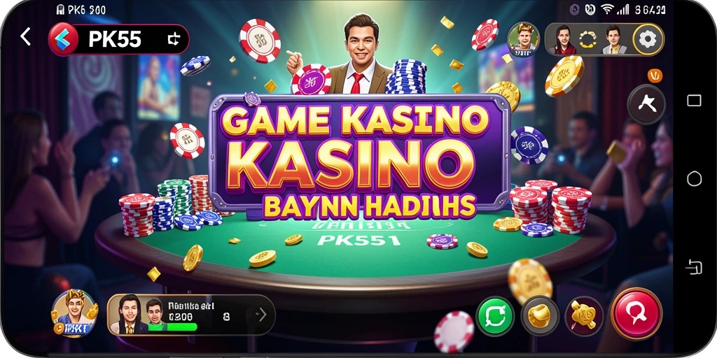 Tampilan gameplay menarik PK55 dalam permainan Kasino.
