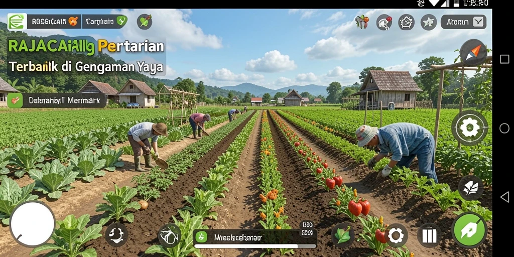 Tampilan gameplay <strong>RAJACAIR</strong> yang menarik dan berwarna-warni.