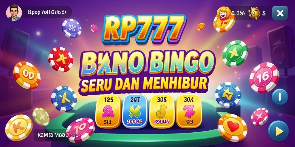Tampilan menarik dari gameplay Bingo di RP777.