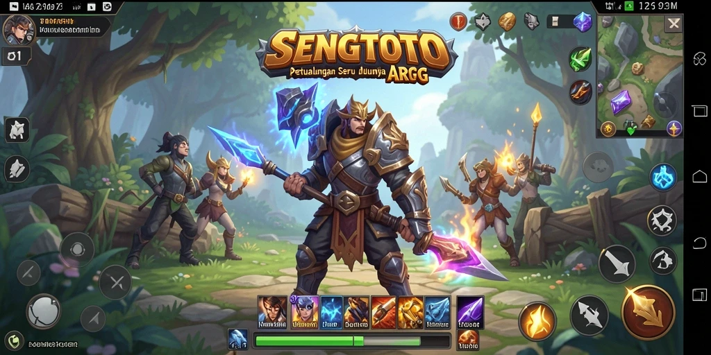 Screenshot tampilan gameplay seru dalam SENGTOTO.