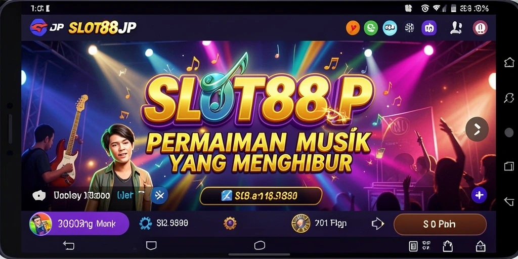 Tampilan gameplay <strong>SLOT88JP</strong> yang menarik dan penuh warna.